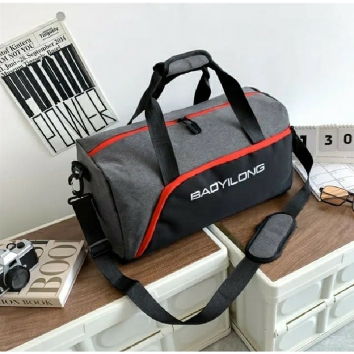 Rayhana - Tas Olahraga Gym Fitness Tas Duffel Traveling Kekinian Printing Baoyilong