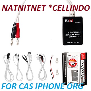 ALAT PENGECASAN BATRE  IPHONE > KABEL POWER SUPPLY IPHONE MAX /X -9035 ORIGINAL