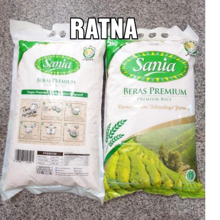 

♪ BERAS PREMIUM SANIA 5 Kg 5Kg BERAS PULEN TEKNOLOGI JEPANG ֍