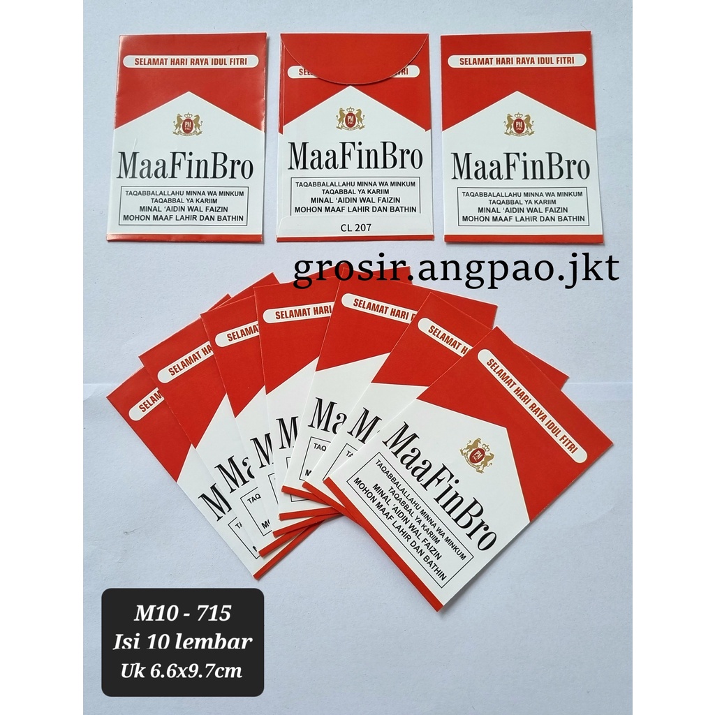 

AMPLOP LEBARAN IDUL FITRI SNACK UNIK KEKINIAN 1 PACK ISI 10 SIAP PAKAI UKURAN MEDIUM