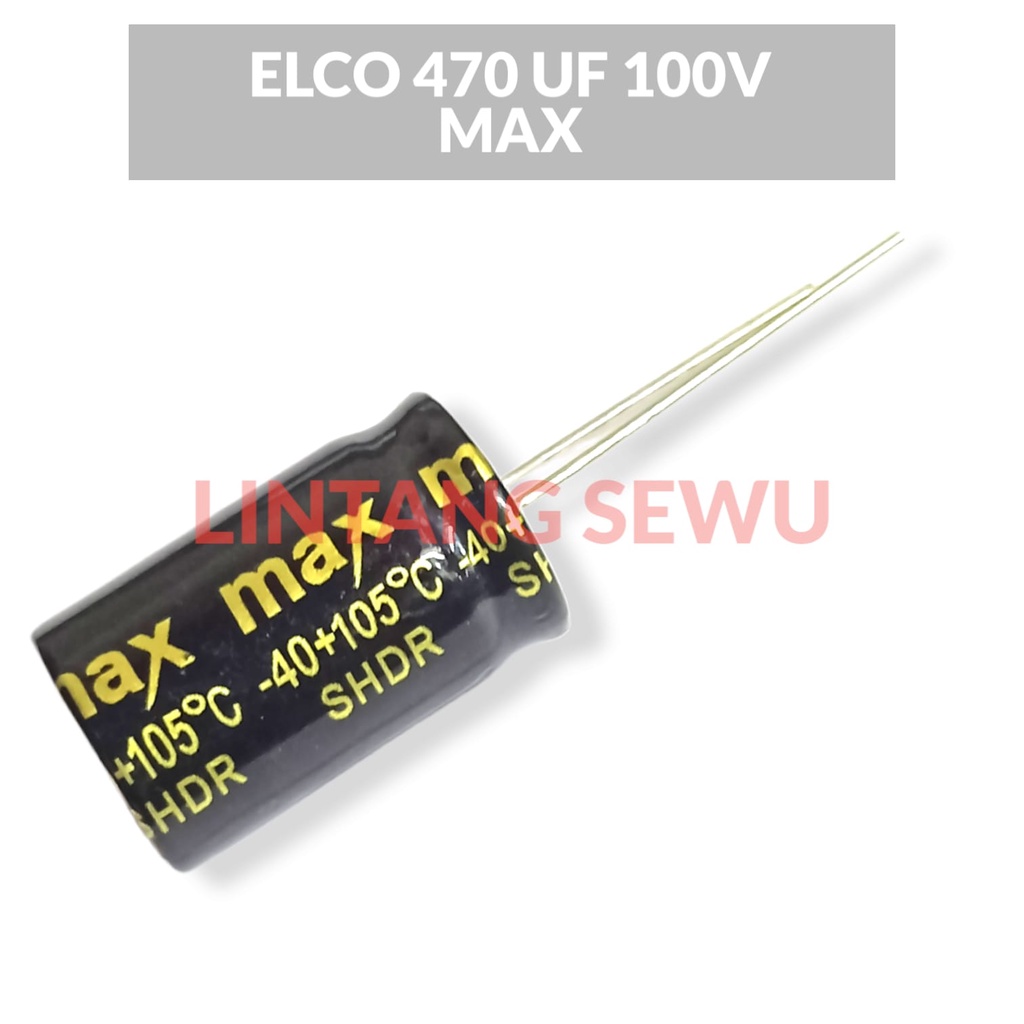 ELKO 470UF 100V 470 UF 100 VOLT 470MIKRO 470 MIKRO 100VOLT