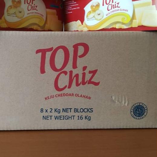 

➪ Keju Topchiz Cheddar 2kg Top Chiz ❂