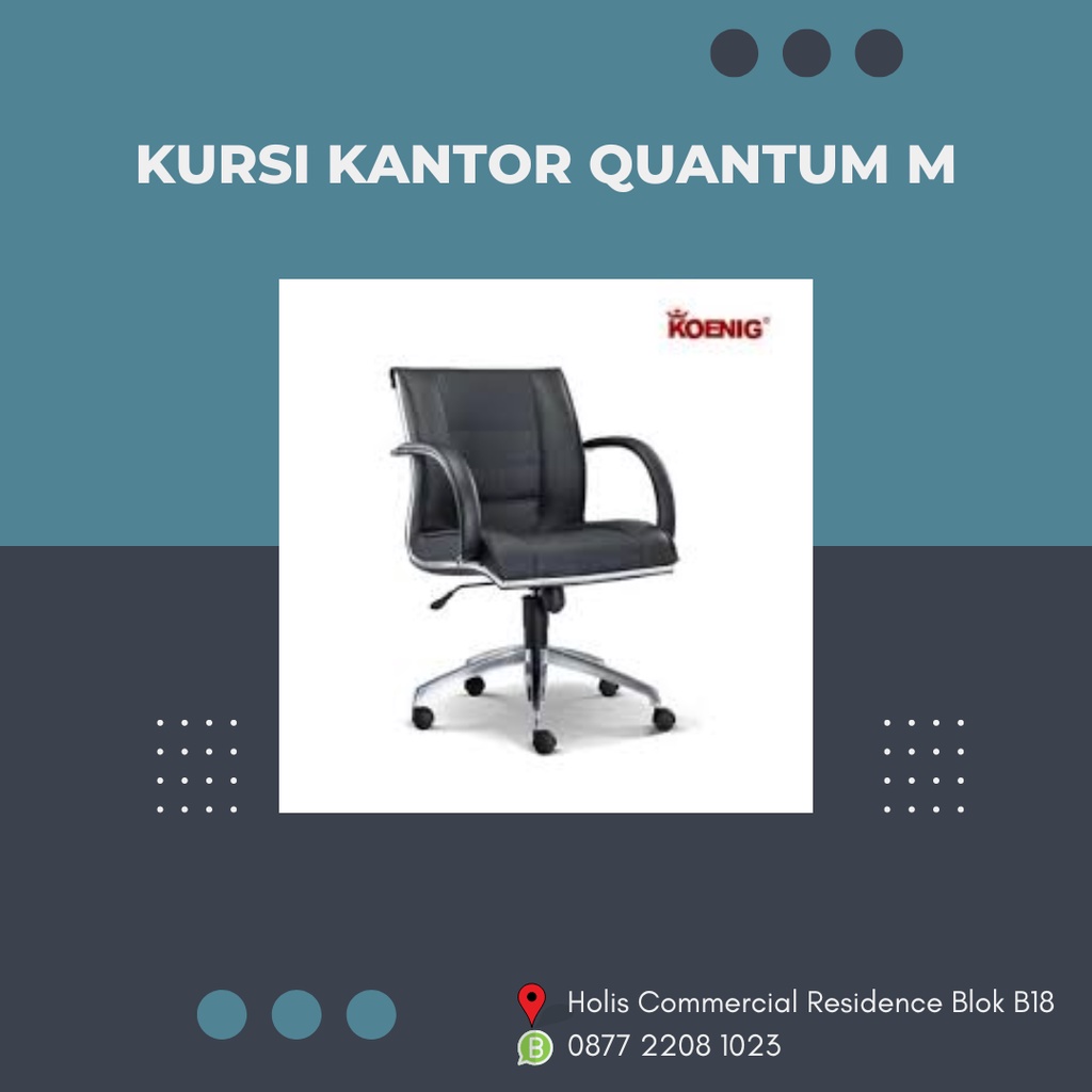 Kursi Kantor Manager Quantum M / Kursi Kerja / Kursi Kantor Manager