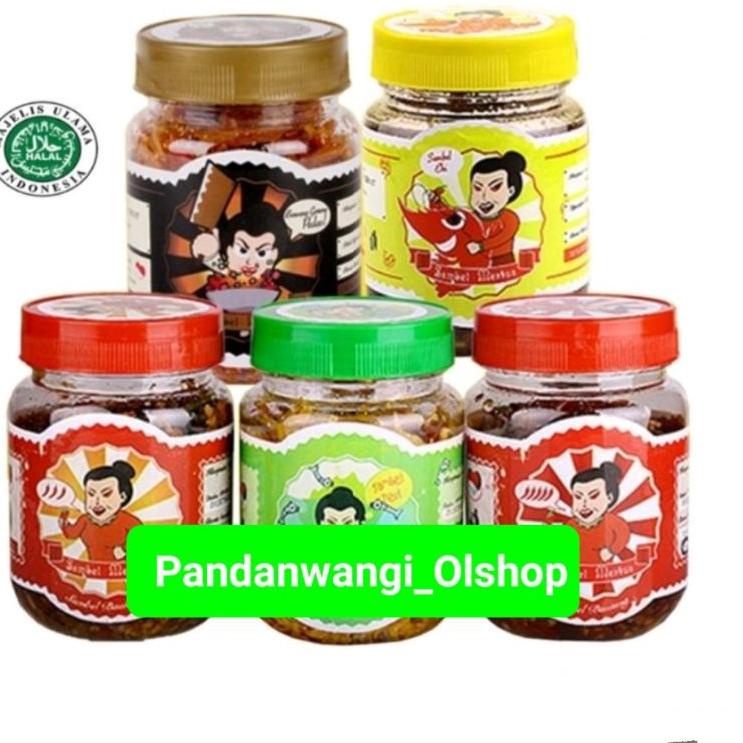 

12.12 MALL Sambel Mertua, Sambal Bawang 165 gr, Ebi 165 gr, Teri 55 gr, Bawang Goreng Pedas 55 gr, Di Suplay Dari Distributor Bandung Asli 