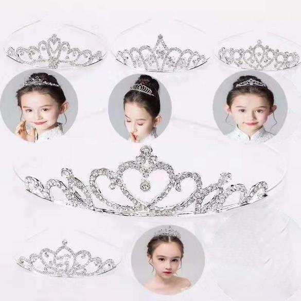 DOMMO - D6109 Bando Mahkota F5140 / Wanita Korea Fashion / Bando Anak / Bando Princess / Bandana Mahkota