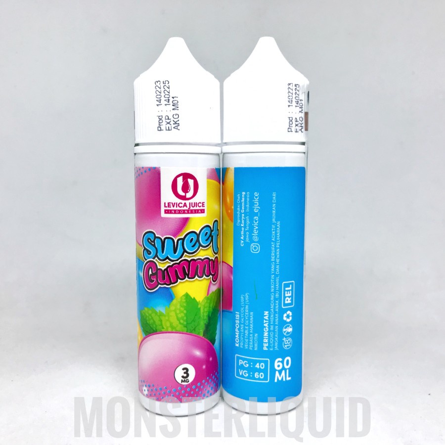 SWEET GUMMY BY LEVICA JUICE INDONESIA 3MG 60ML