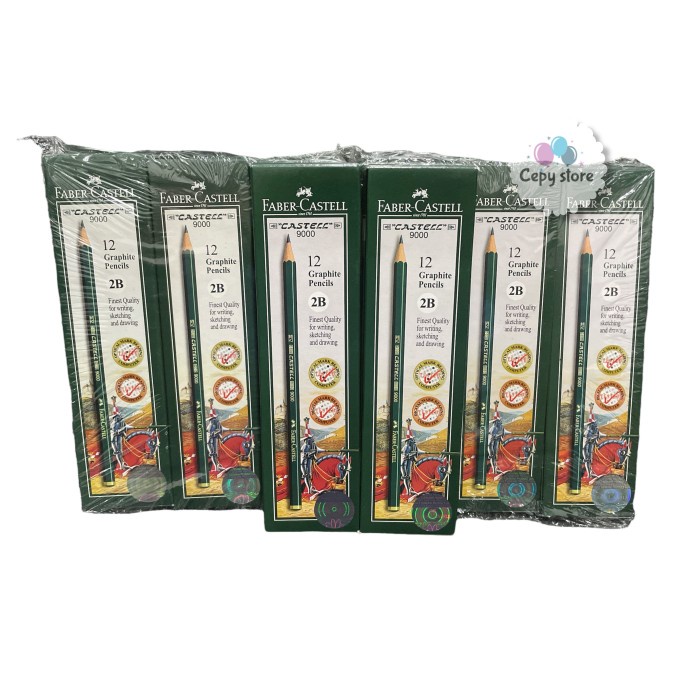 

Terlaris Pensil Faber Castell 2B / Pencil Faber Castell 2B Per Pack Isi 12Pcs
