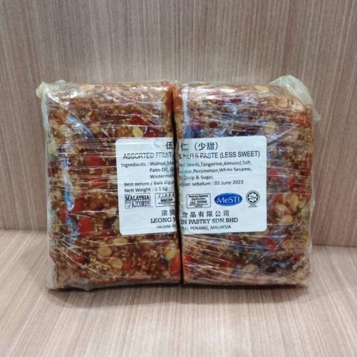 

Repack 500Gr Leung Yin Assorted Fruits Nuts Gojin Mooncake Fillings