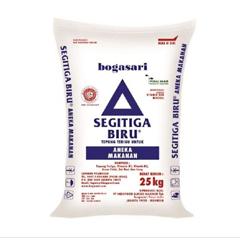 

TEPUNG TERIGU SEGITIGA BIRU 25 KG