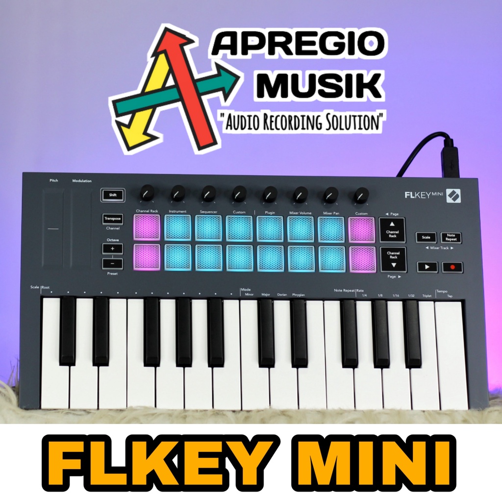 Novation FLKEY FL KEY Mini USB MIDI Controller Apregio Musik