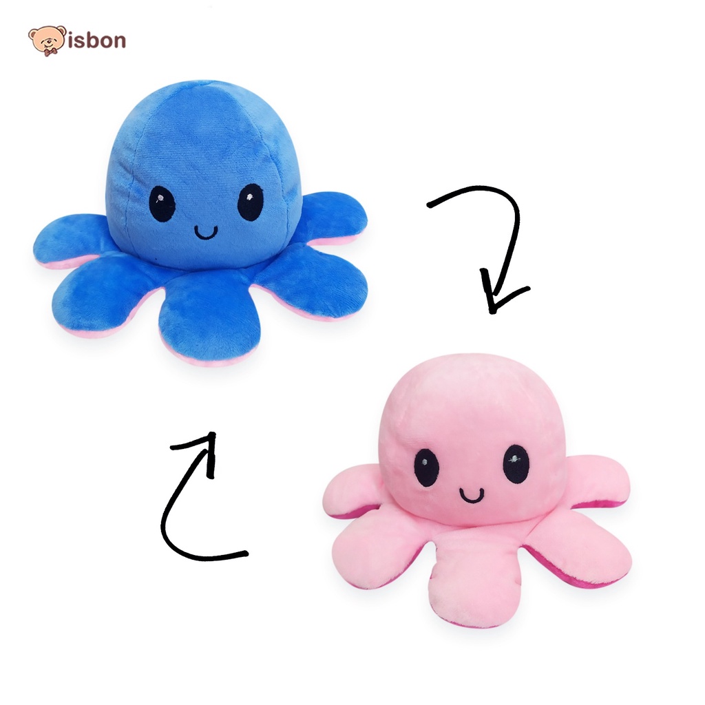 Boneka octopus bolak balik gurita murah dan viral populer tik tok untuk mainan anak paling dicari po