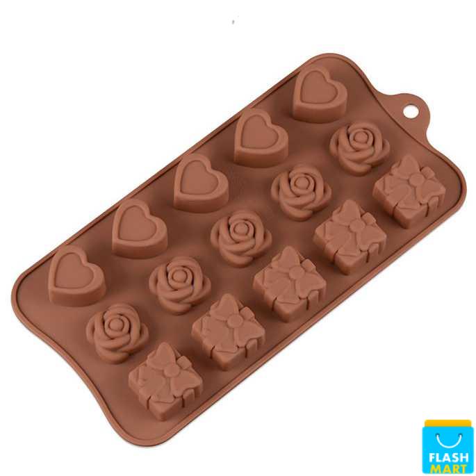 Flashmart Cetakan Coklat Es Batu Ice Cube Tray Mold Model Love - DU997