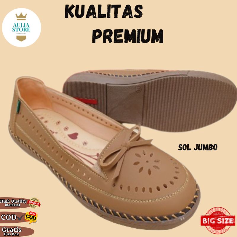 Custom sepatu wanita Jumbo bigsize. kode aulia 08 pita.