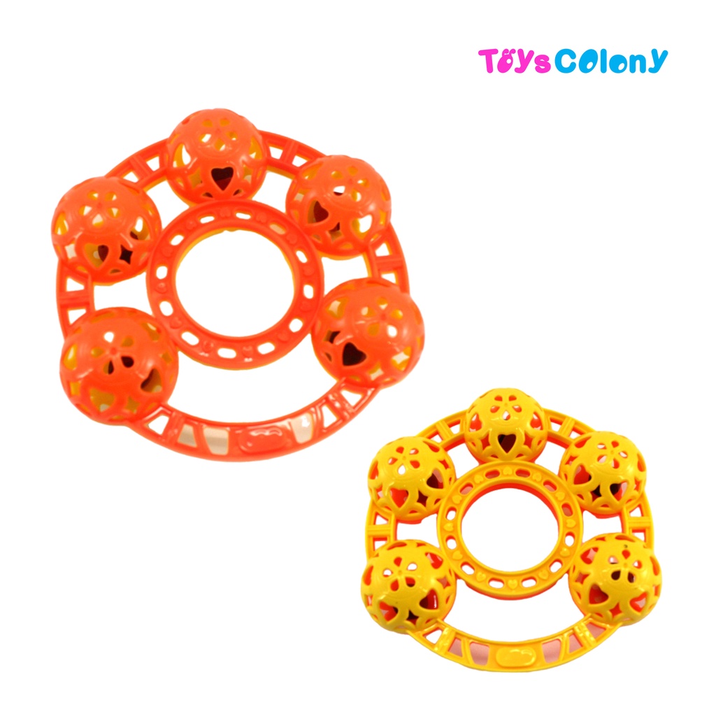 LOVELY HAND CLAP DRUM &amp; KERINCINGAN BAYI (PAKET HEMAT ISI 2 ITEM)