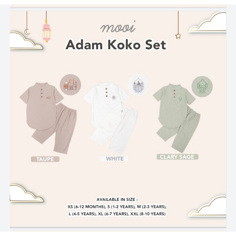 MOOI ADAM KOKO SET EID SERIES 2023