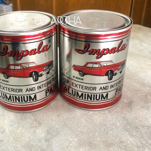 ☇ Impala Cat Besi / Cat Silver / Cat Aluminium 0,75 Liter ❅