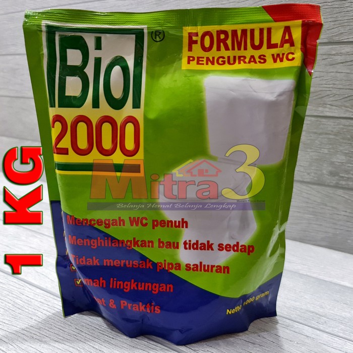 ~@~@~@~@] Anti Sumbat BIO 2000 1 KG / Penguras WC Penuh / Obat Septic Tank 1000g