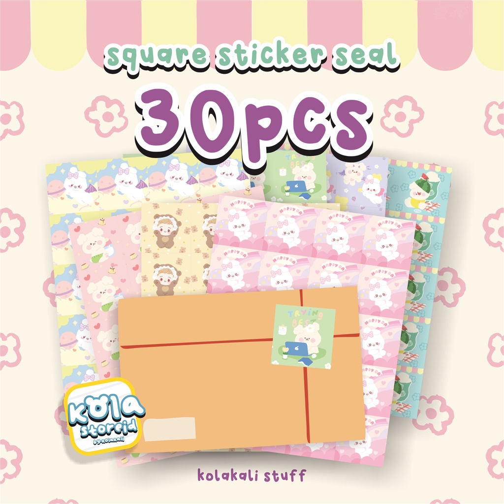 

STICKER SEAL 30PCS PART 2 | STIKER SEAL | STIKER JURNALING | STIKER CUSTOM | STIKER KOTAK | STIKER MURAH | KOLAKALI