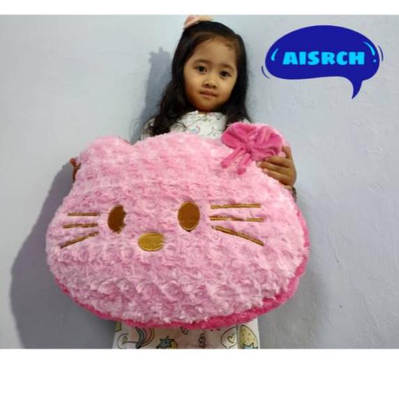 ➤ boneka hello kitty/ bantal hello kitty/ bantal boneka/boneka bantal karkter/Boneka kepala karakter