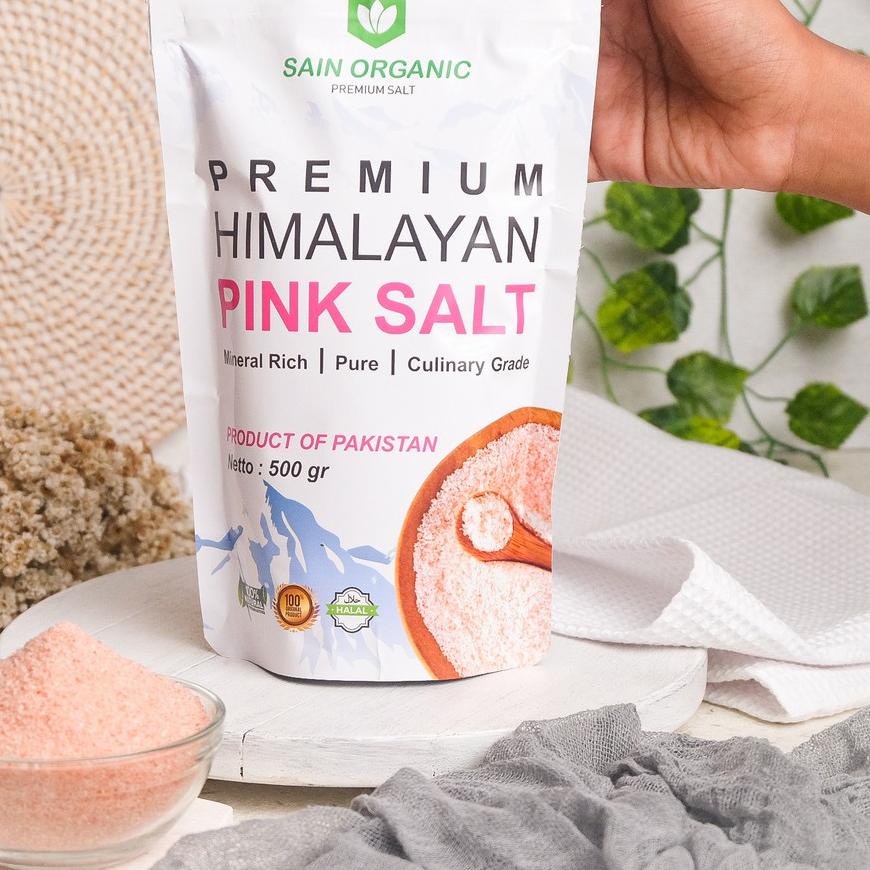 

❊ Garam Himalaya Original 1 kg Asli Organik Himalayan Salt Himsalt Organic Garem Premium MPASI ✧