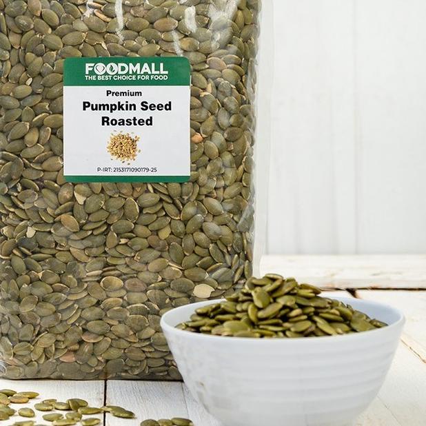 

♛ Pumpkin Seeds ROASTED 1 kg / Biji Labu Panggang 1000 gram ♞