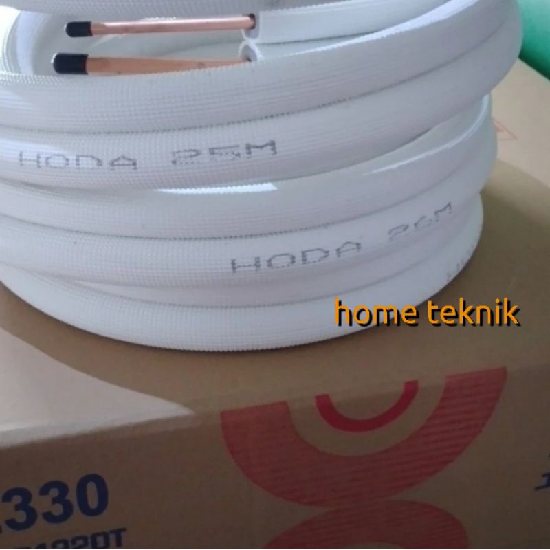 Pipa ac 1.5pk - 2pk HODA 1/4 × 1/2 meteran pesan 1=1meter original HODA