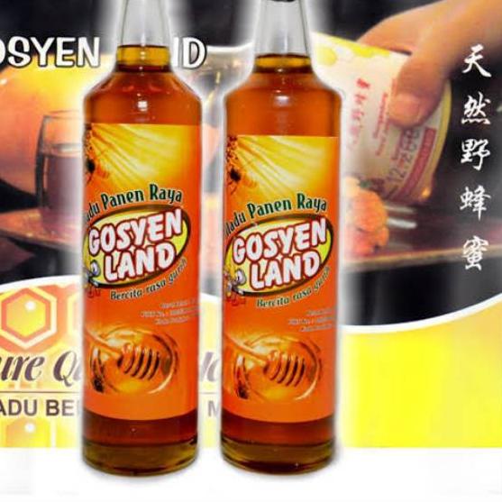 

❇ Asli Kuning ( bunga kaliandra ) Cokelat ( bunga randu) Gosyen Land 650ml Lebah Hutan asli alami ☁