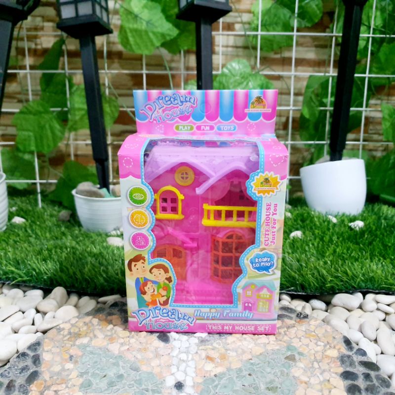 Mainan Villaku Rumah Rumahan - Miniatur Villa Anak Edukatif