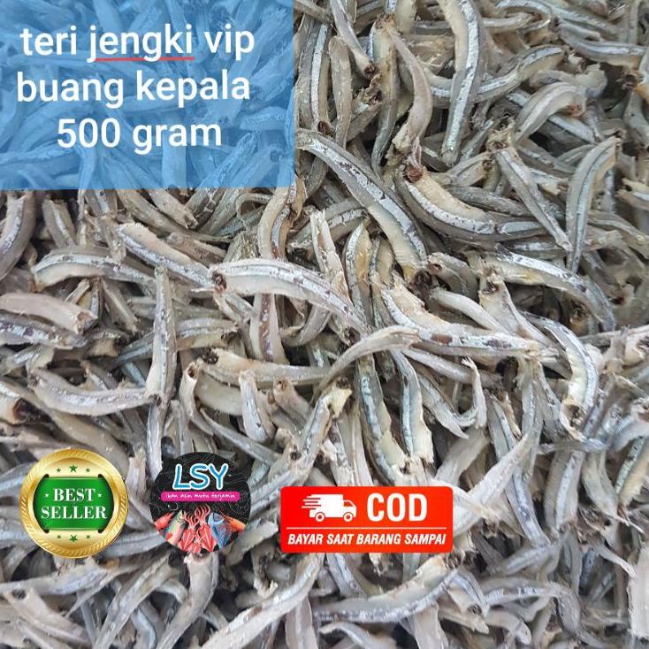 

♂ ikan asin Teri jengki bulat vip tanpa kepala 500gr ►