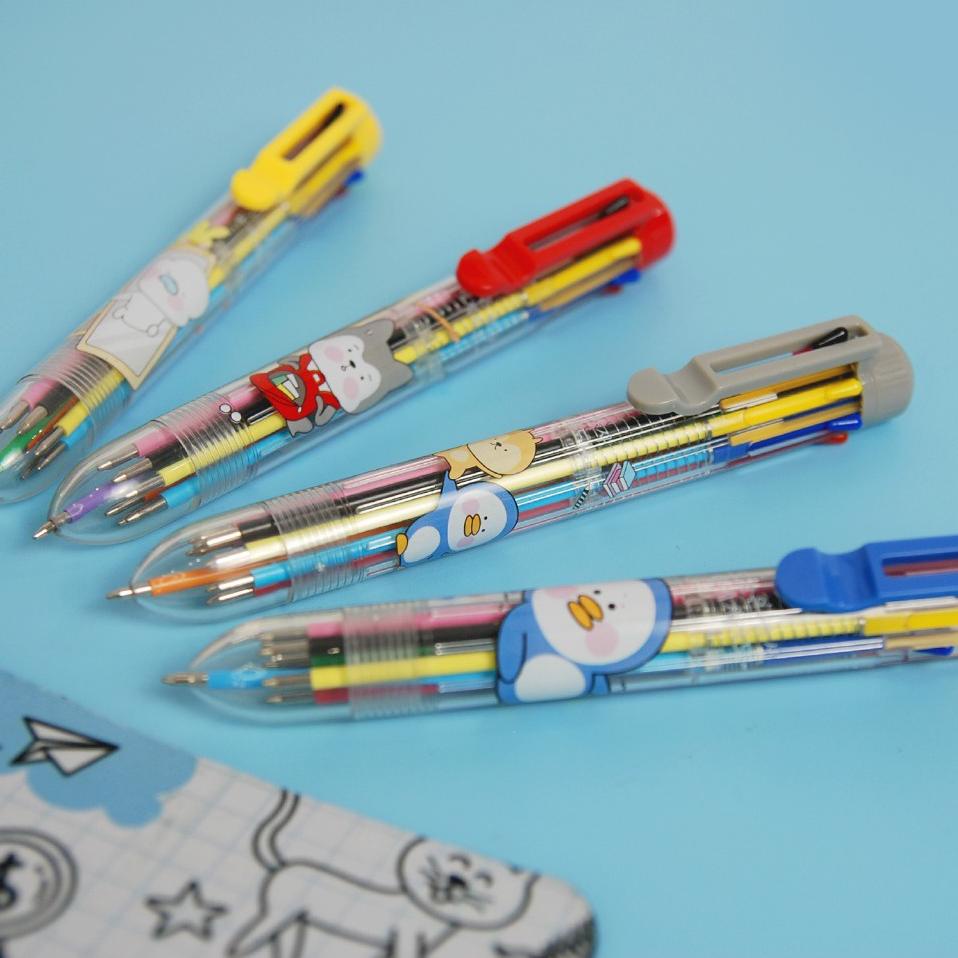 

4pcs Multicolors unicorn/animal 8 warna warni pen 84C21E