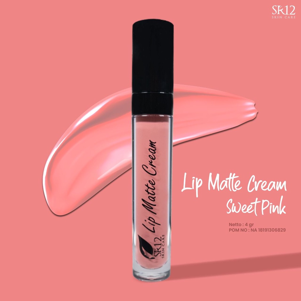 TERLARIS..!! SR12 LIP MATTE CREAM BPOM / LIPSTIK MATTE MAKE UP / BEBAS PARABEN , TAHAN LAMA &amp; RINGAN