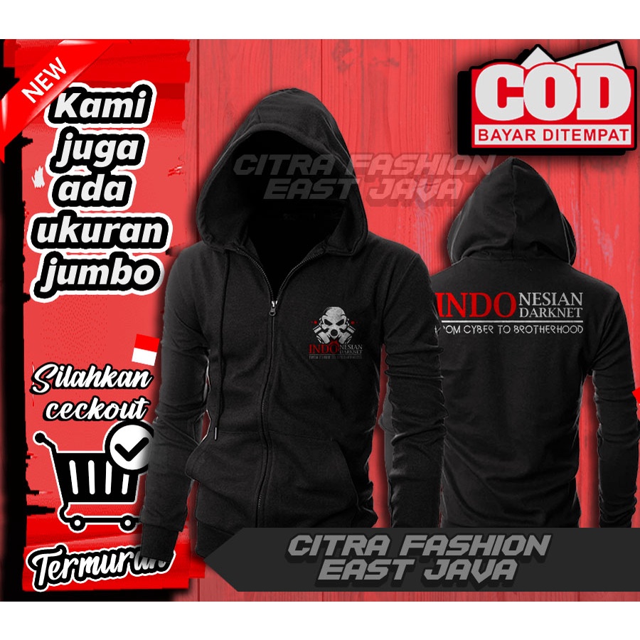 Zipper Indonesia Darknet Jaket Sweater Pria