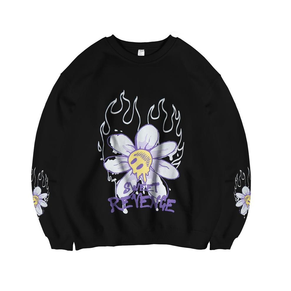 HARGA SPESIAL Naughty Badclub Black Crewneck Sweet Revenge