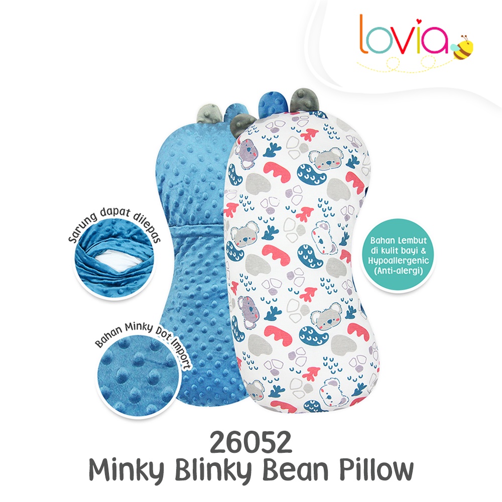 Kiddy Minky Blinky Bean Buddy Pillow / Bantal Bayi Multifungsi- 26052