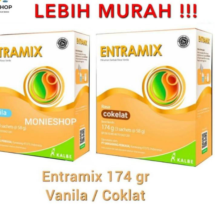 

Termurah Susu Entramix Vanila coklat 174gr/ Susu Entramix buruan