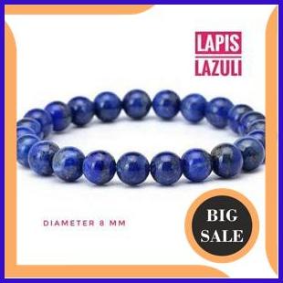 tools Gelang tangan batu lapis lazuli serat emas diameter 8 mm 140ZZ3