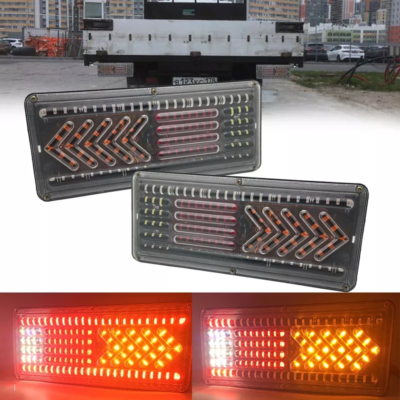 Stop Lamp Belakang Truk 12-24 Volt Model 5 Panah