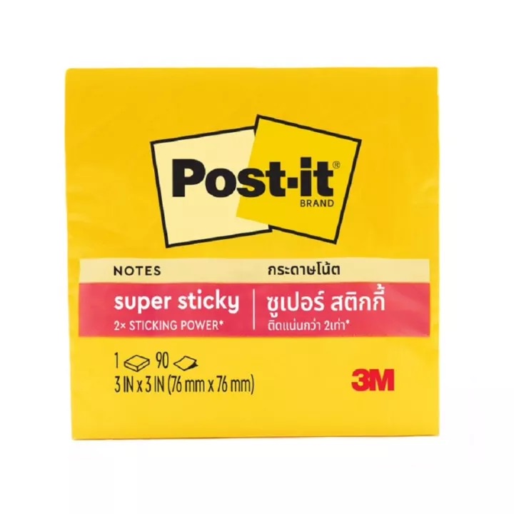 Ktmstore 3m Post It 3M Warna Memo Stick Sunnyside 3x3 in 654 1SS3Y