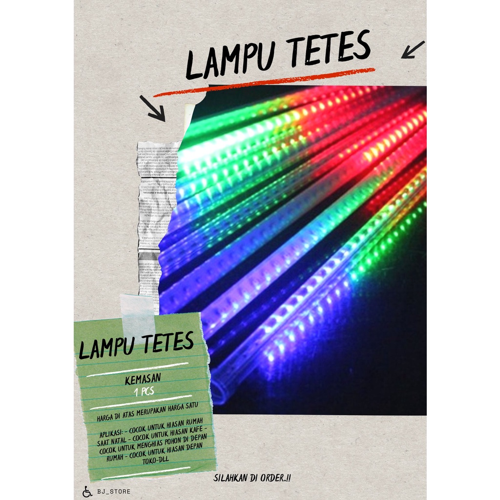[[⚡BEST SELLER⚡]]✔️ lampu led hias lampu meteor led hujan||Lampu LED Meteor|