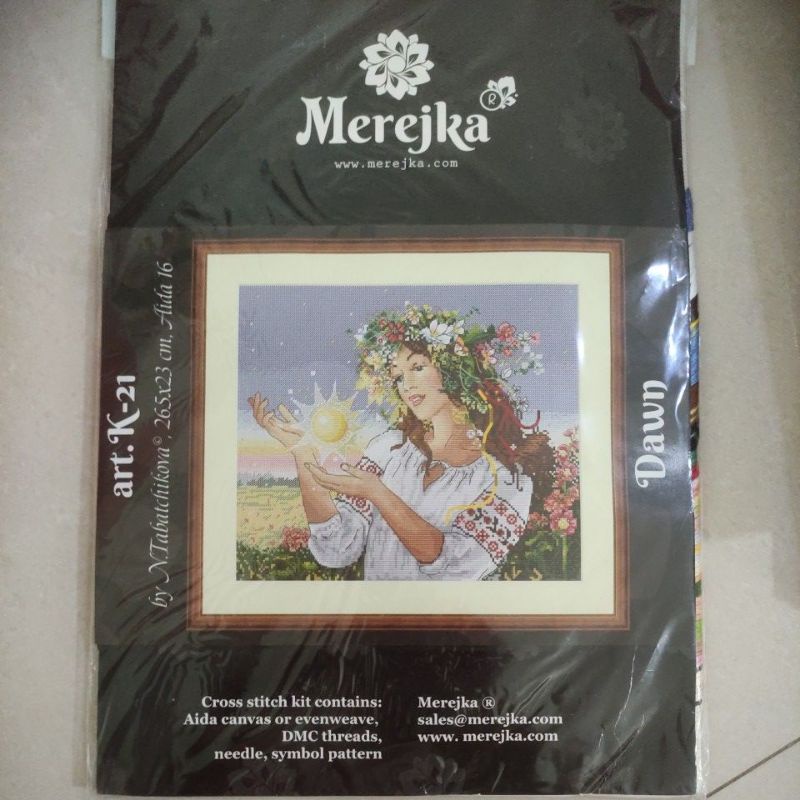 Paket Kristik Cross Stitch Original Merejka Dawn