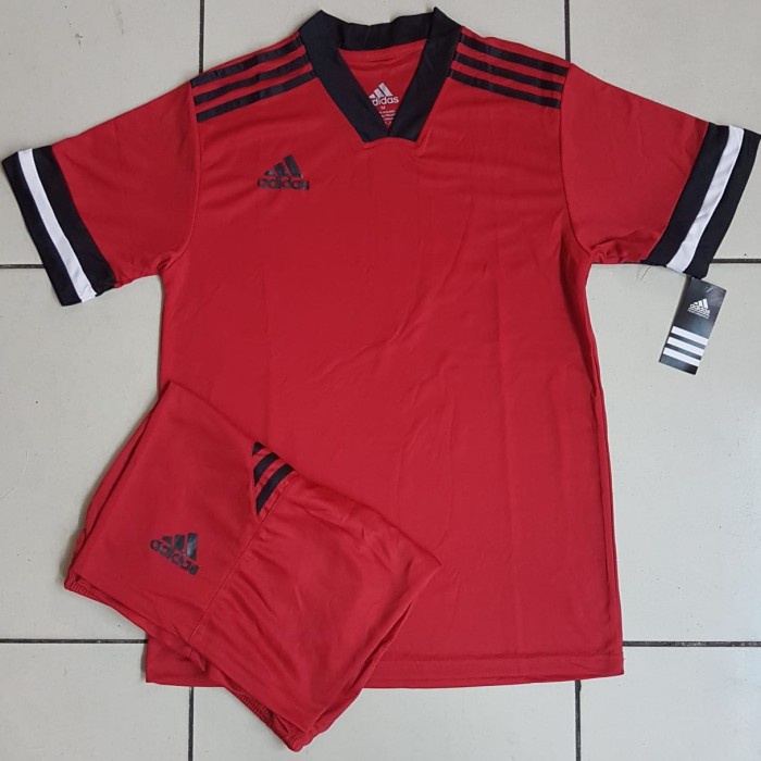jersey  JERSEY ADIDAS 2022 | STELAN FUTSAL ADIDAS POLOS MERAH BAJU BOLA DEWASA - Merah, M(U4Z3) Jers