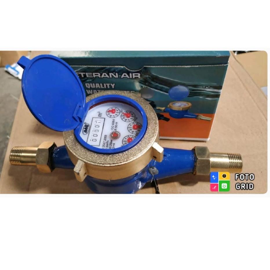 ★ IMD Meteran Air Besi 1/2" / Meteran Air 1/2 Inch Besi / Meteran Air PDAM SNI IMD ☈