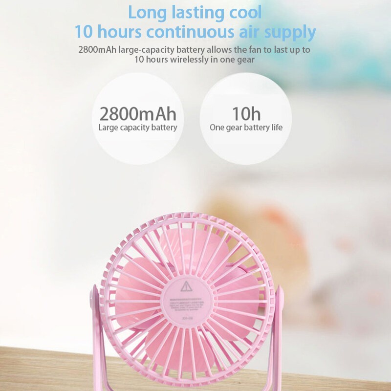 XH-08 Mini Fan USB Rechargeable / Mini Cooling Fan Portable