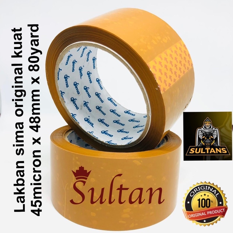 LAKBAN SIMA ORIGINAL KUAT 45MICRON X48MM x80YARD BY SMOLL
