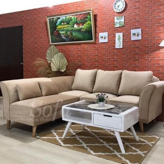 Terlaris Sofa L Sofa Kursi Minimalis Ruang Tamu