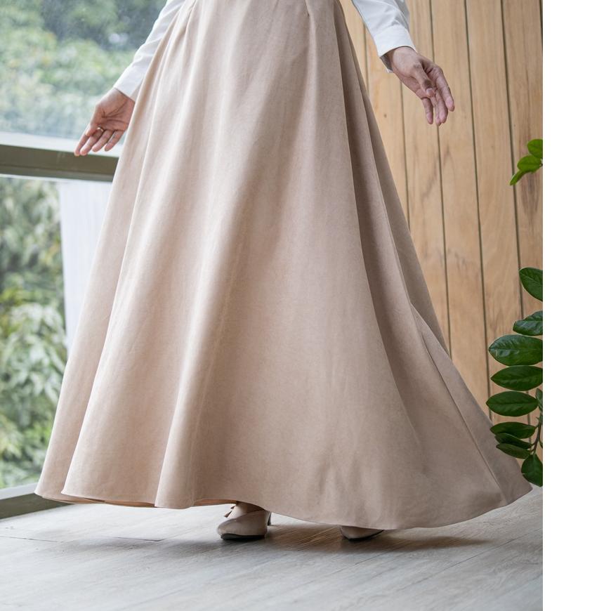 ✰ Ashana Skirt | Zysku Xena | Rok Basic Lebar Marino Suede ❈