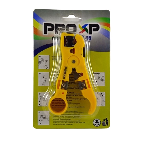 Tang Kupas Kabel Pro XP Wire Stripping Tool Coaxial LAN Cable Cutter