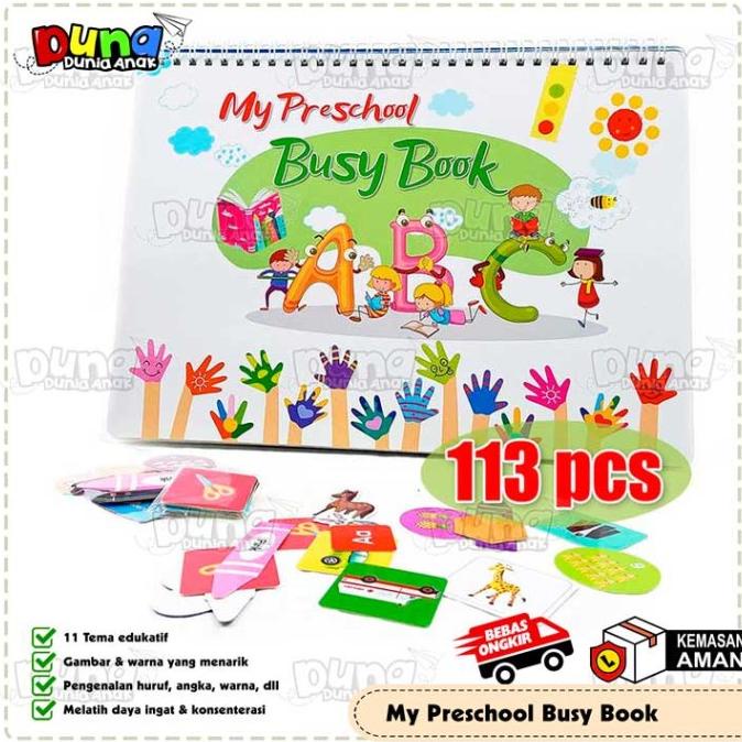 

Buku Edukasi Aktivitas Anak Balita Paud My Preschool Busy Book