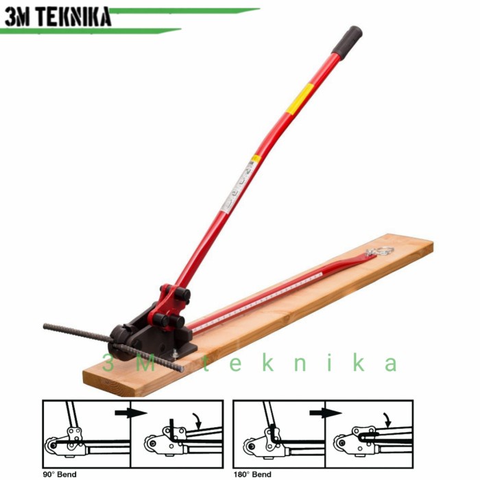 Terlaris Bending Alat Tekuk Besi Dan Potong Besi Beton Manual Rebar Bander Cutter (3M)