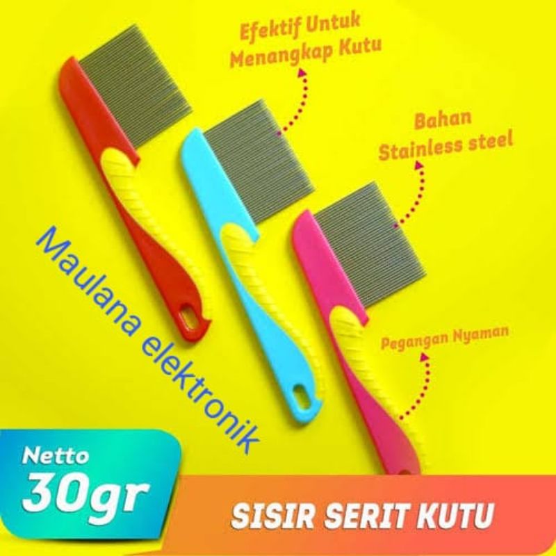 sisir kutu/ketombe